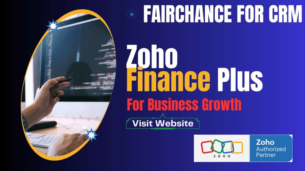 Zoho Finance Plus – FAIRCHANCE FOR CRM