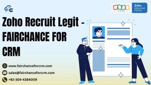 Read more about the article Zoho Recruit Legit – FAIRCHANCE FOR CRM