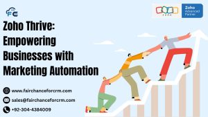 Read more about the article Zoho Thrive: Empowering Businesses with Marketing Automation