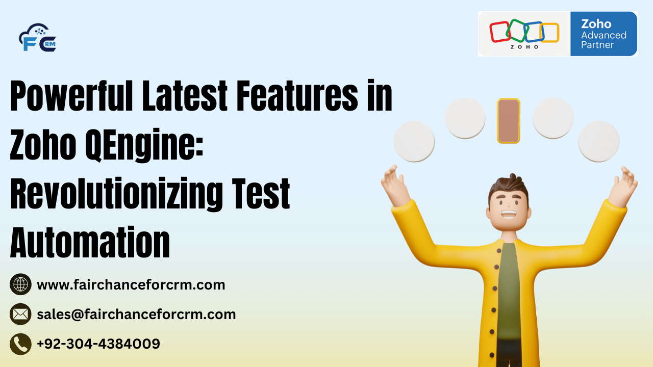 You are currently viewing Powerful Latest Features in Zoho QEngine: Revolutionizing Test Automation