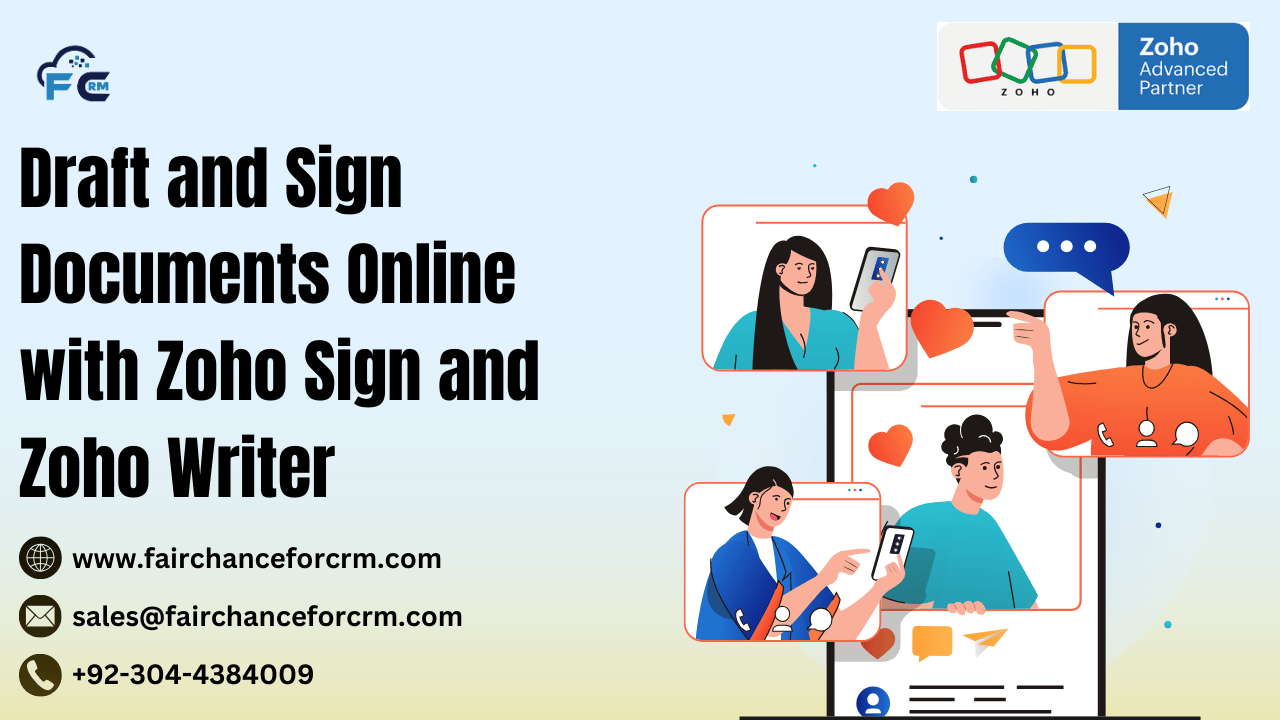 Read more about the article Draft and Sign Documents Online with Zoho Sign and Zoho Writer