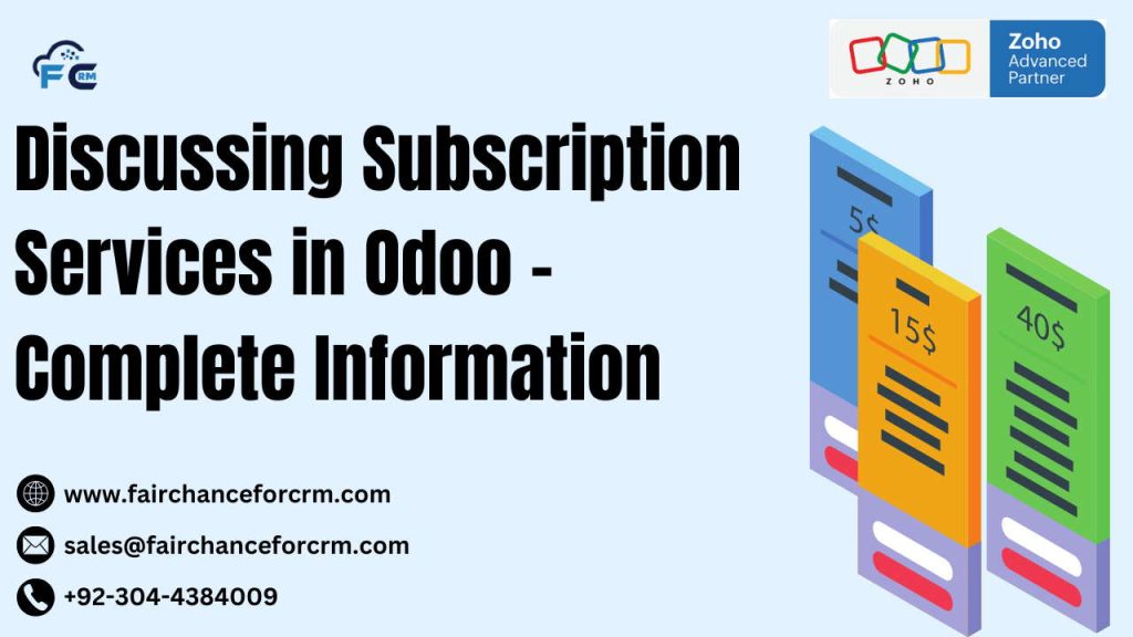 Discussing Subscription Services in Odoo