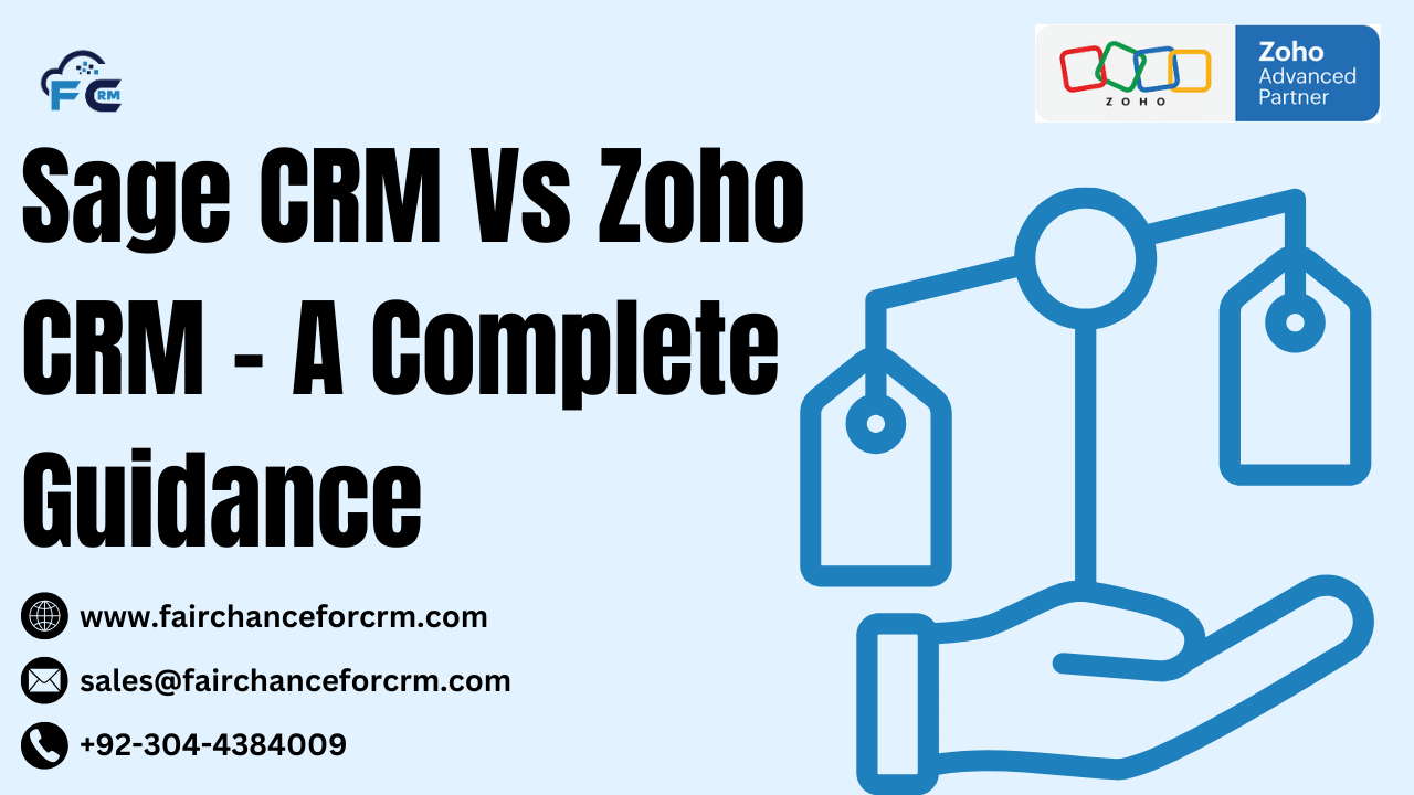 Read more about the article Sage CRM Vs Zoho CRM – A Complete Guidance