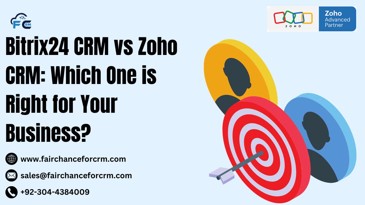 Read more about the article Bitrix24 CRM vs Zoho CRM: Which One is Right for Your Business?